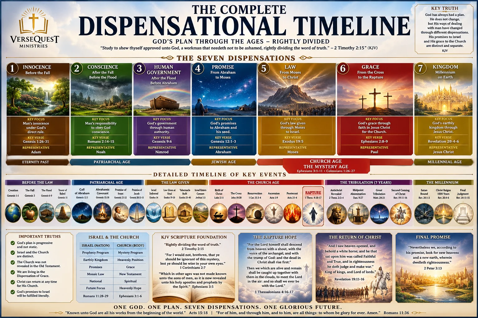 The Complete Dispensational Timeline Chart — KJV Rightly Divided