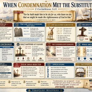 Great exchange Bible chart showing the believer’s sin laid upon Christ and Christ’s righteousness imputed to the believer.