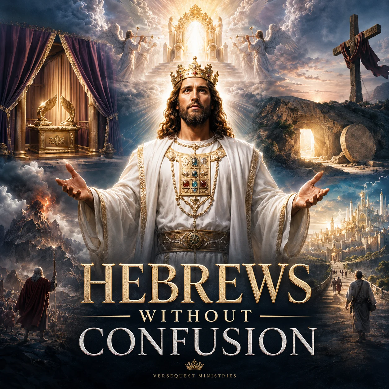 Hebrews Without Confusion – 833-Page, 120-Study KJV PDF Commentary