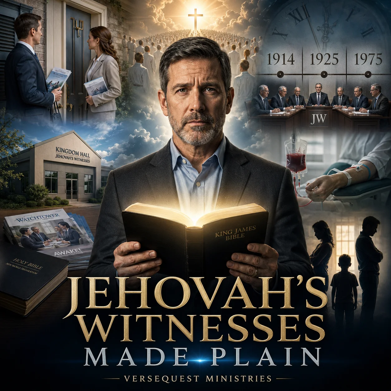 Jehovah’s Witnesses Made Plain – 574-Page KJV Watchtower Study