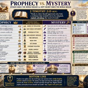 Spoken since the world began versus kept secret since the world began dispensational Bible chart on Israel and the Church.