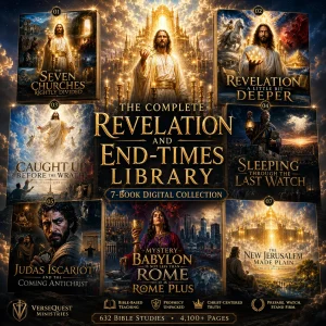 The Complete Revelation and End-Times Library seven-book digital KJV Bible prophecy collection from VerseQuest Ministries.