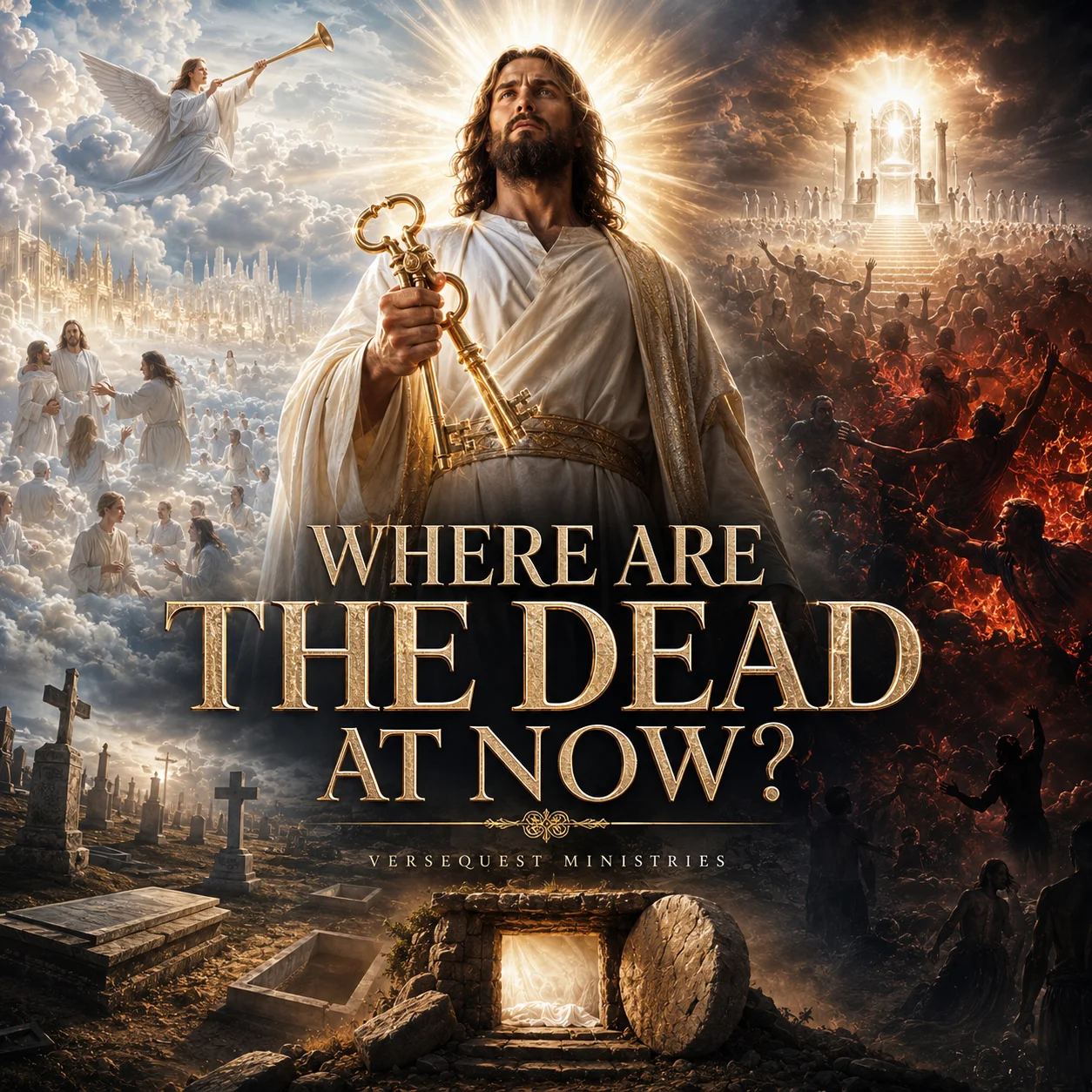 Where Are the Dead At Now? — 50-Study KJV Bible Study Book (392-Page PDF)