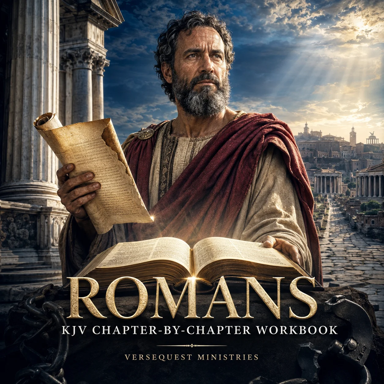 Romans KJV Chapter-by-Chapter Workbook