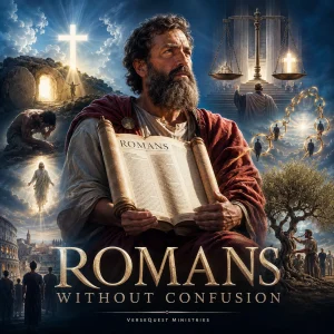 Romans Without Confusion KJV commentary book cover for the complete 250-essay, 1,723-page study of Paul’s Epistle to the Romans.