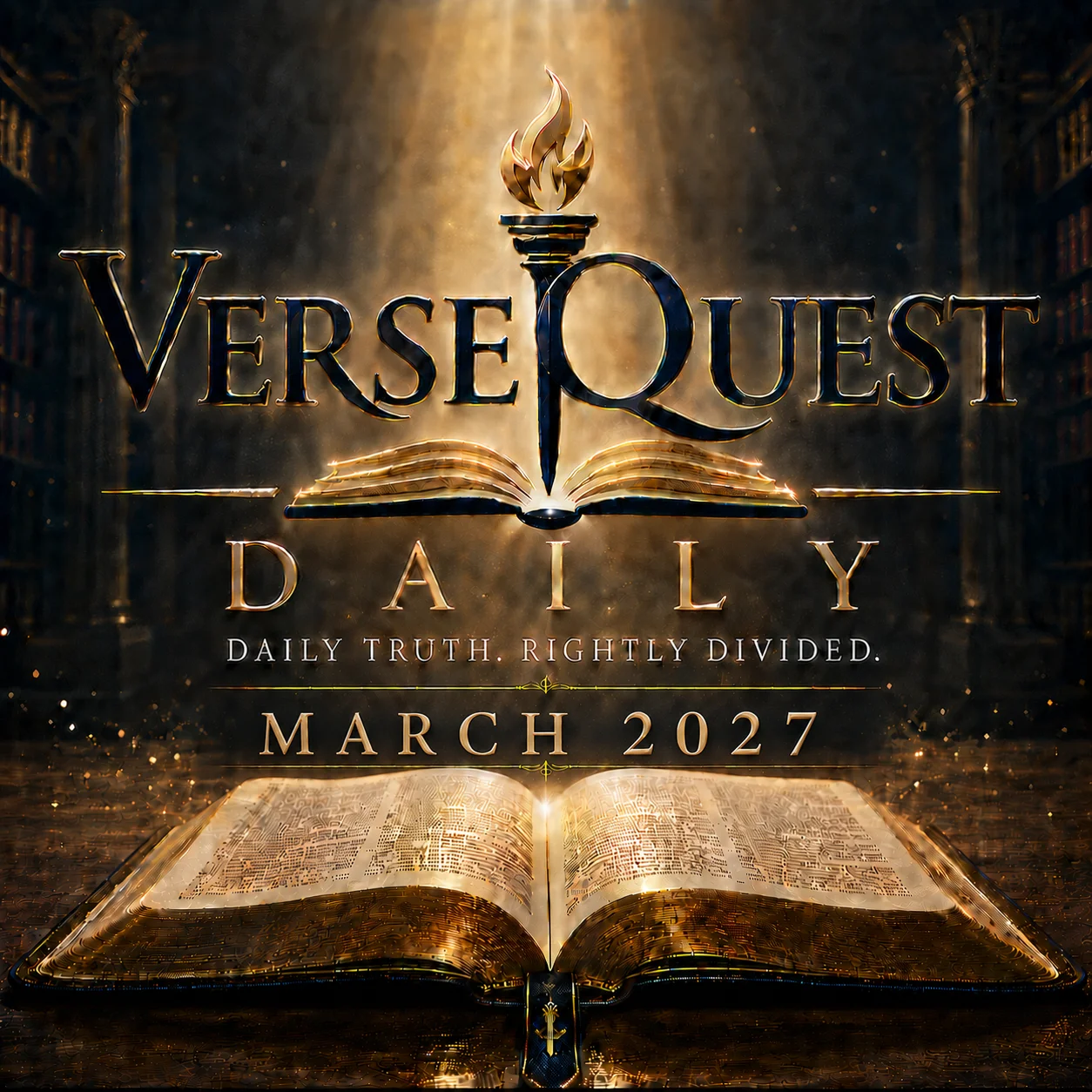 VerseQuest Daily — March 2027: Holiness, Temptation, and Spiritual Warfare