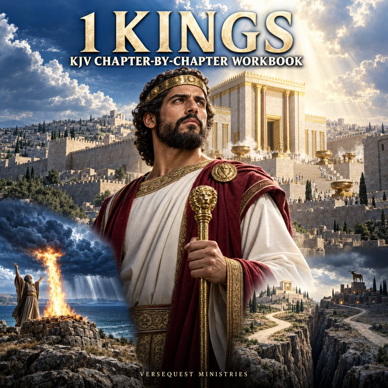 1 Kings KJV Chapter-by-Chapter Workbook