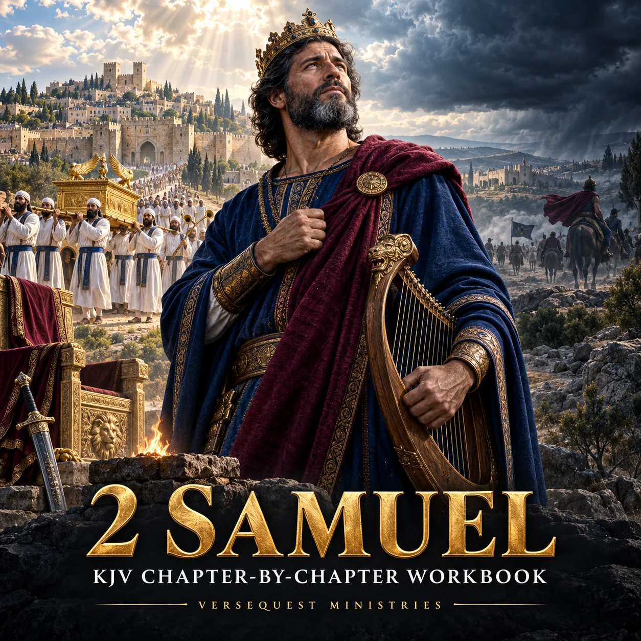 2 Samuel KJV Chapter-by-Chapter Workbook