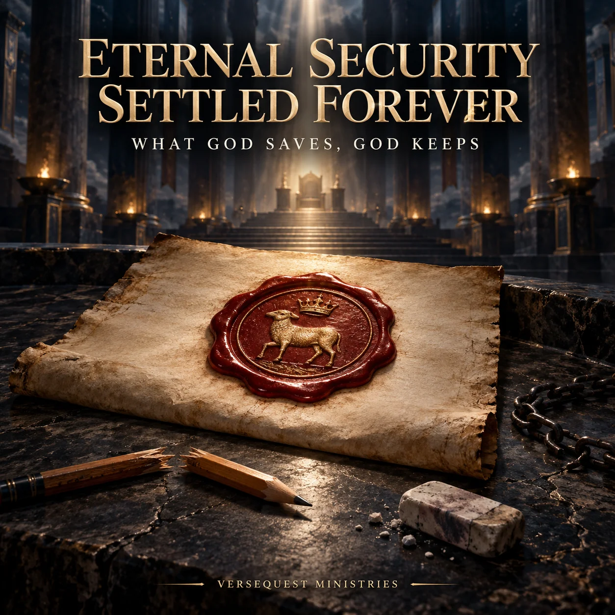 Eternal Security Settled Forever: What God Saves, God Keeps — 370-Page KJV Bible Study PDF