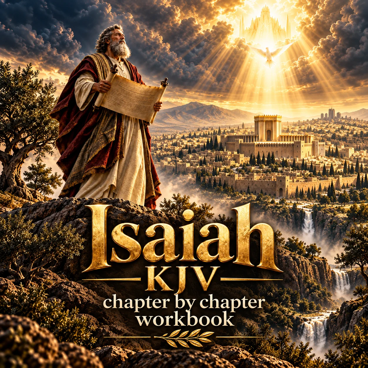 Isaiah KJV Chapter-by-Chapter Workbook — Complete 1,500-Page Bible Study Curriculum
