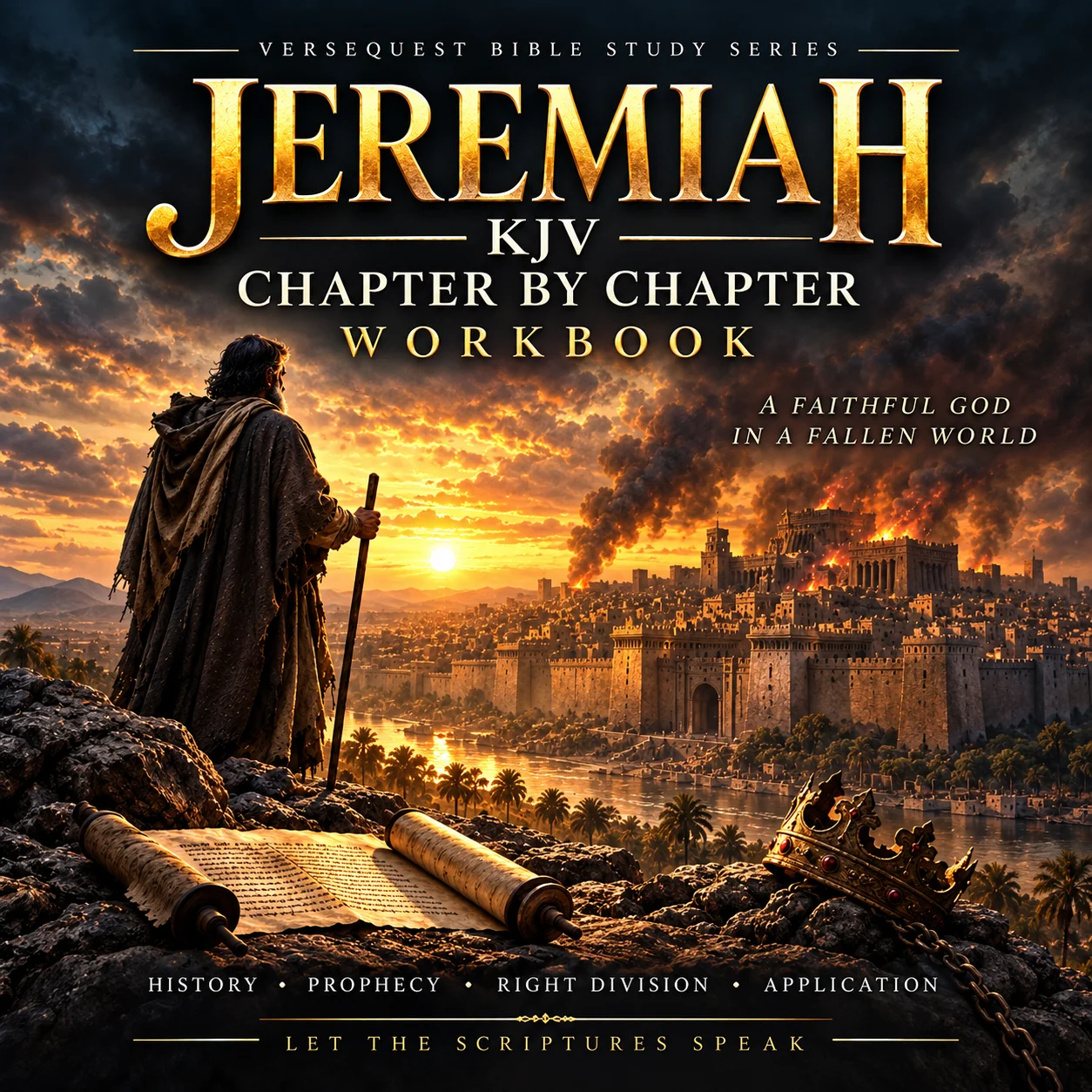 Jeremiah KJV Chapter-by-Chapter Workbook — Complete 1,450-Page Bible Study Curriculum