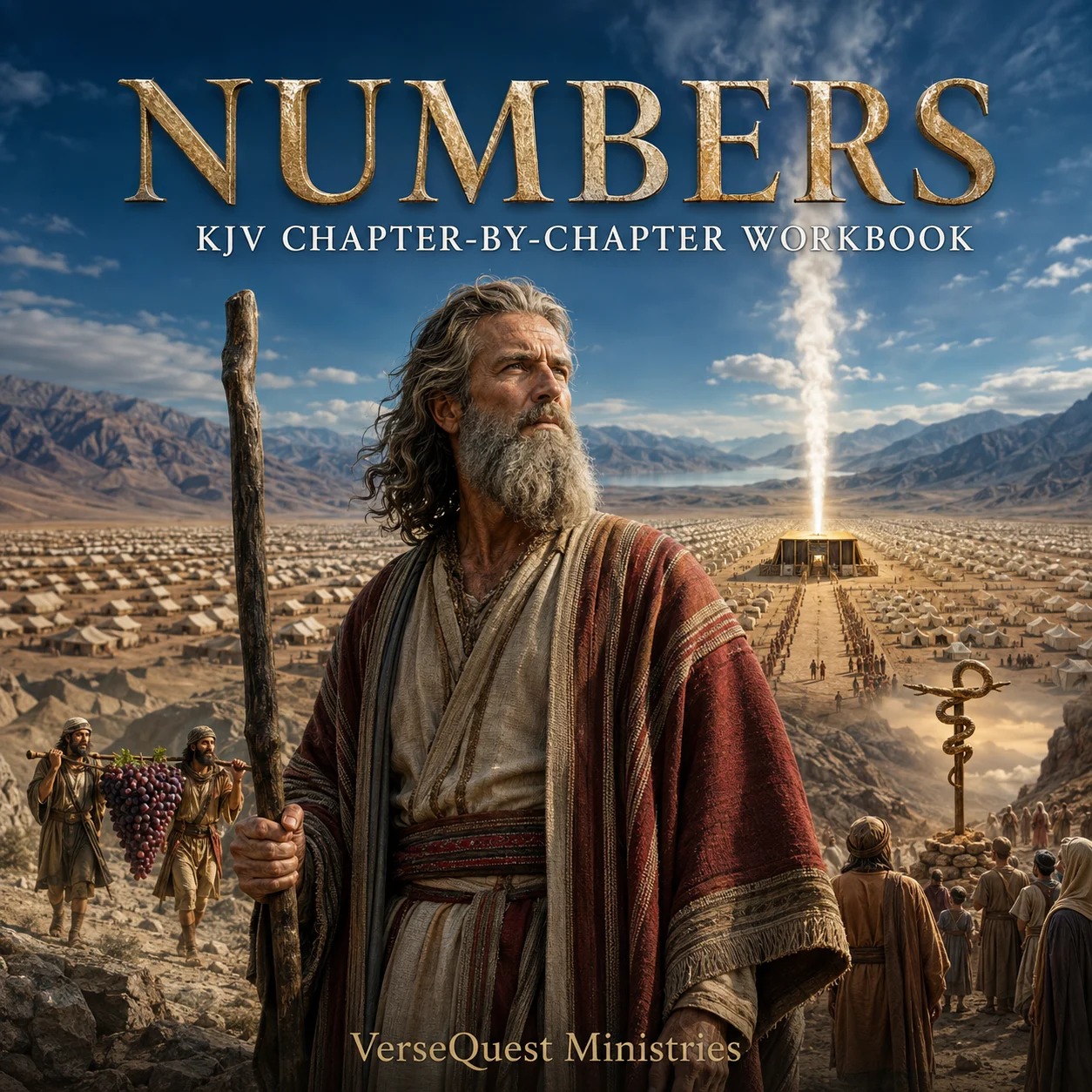 Numbers KJV Chapter-by-Chapter Workbook