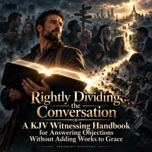Rightly Dividing the Conversation KJV witnessing handbook by VerseQuest Ministries