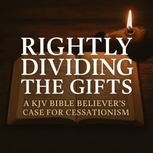 Cover image for the series "Rightly Dividing the Gifts," highlighting the cessation of sign gifts and the enduring ministry of the Holy Spirit today.
