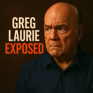 Greg Laurie looks concerned as bold red text reads “EXPOSED” in a dramatic ministry graphic.