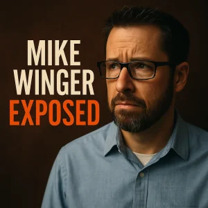 Mike Winger looking concerned beside bold text “Exposed,” capturing the mood of critical analysis in the VerseQuest investigative series.