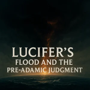 Dramatic depiction of Lucifer’s fall and the destruction of Earth before Adam, for VerseQuest’s Pre-Adamic Judgment Bible study series.