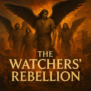 Ancient Watchers descend from heaven, influencing humanity with rebellion, forbidden knowledge, and supernatural corruption.