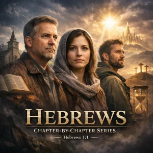 Hebrews chapter-by-chapter Bible study series highlighting Christ as High Priest, the better covenant, faith, endurance, and separation outside the camp.