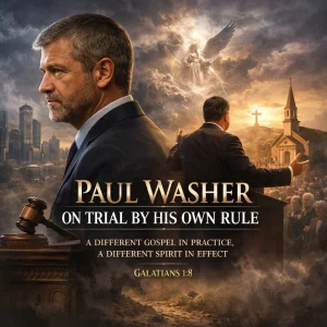 Paul Washer on Trial by His Own Rule series examining assurance, fruit inspection preaching, and gospel clarity from KJV Scripture.