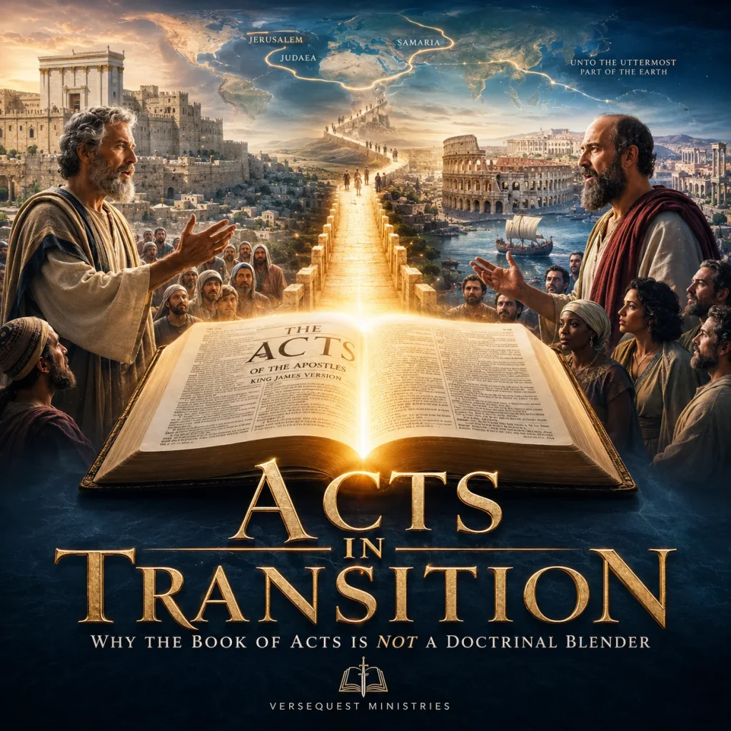 Acts in Transition – Why the Book of Acts Is Not a Doctrinal Blender