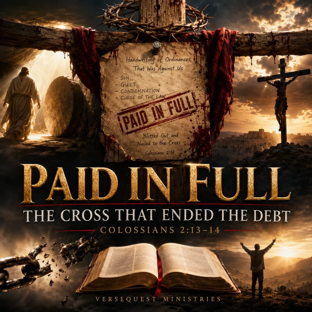 The Cross That Ended the Debt – Paid in Full