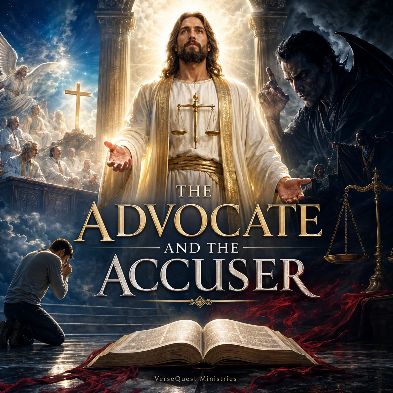 The Advocate and the Accuser – 1 John 2:1 Sermon Outline