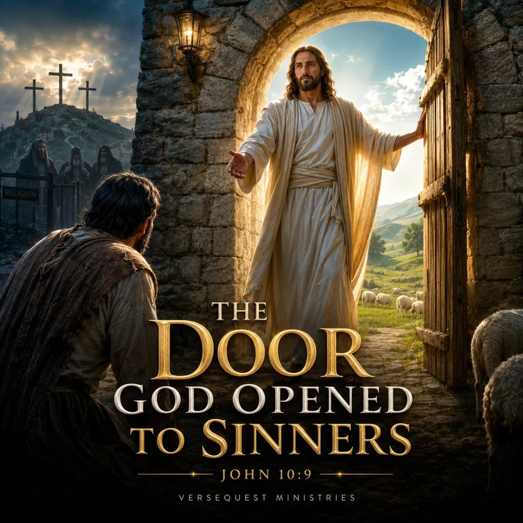 The Door God Opened to Sinners – By Me If Any Man Enter In