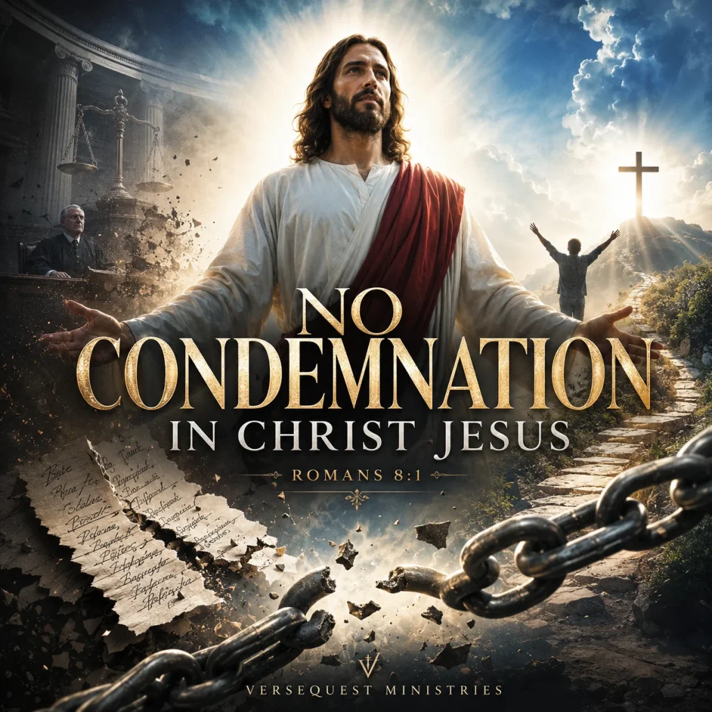 No Condemnation in Christ Jesus – Romans 8:1 Sermon Outline