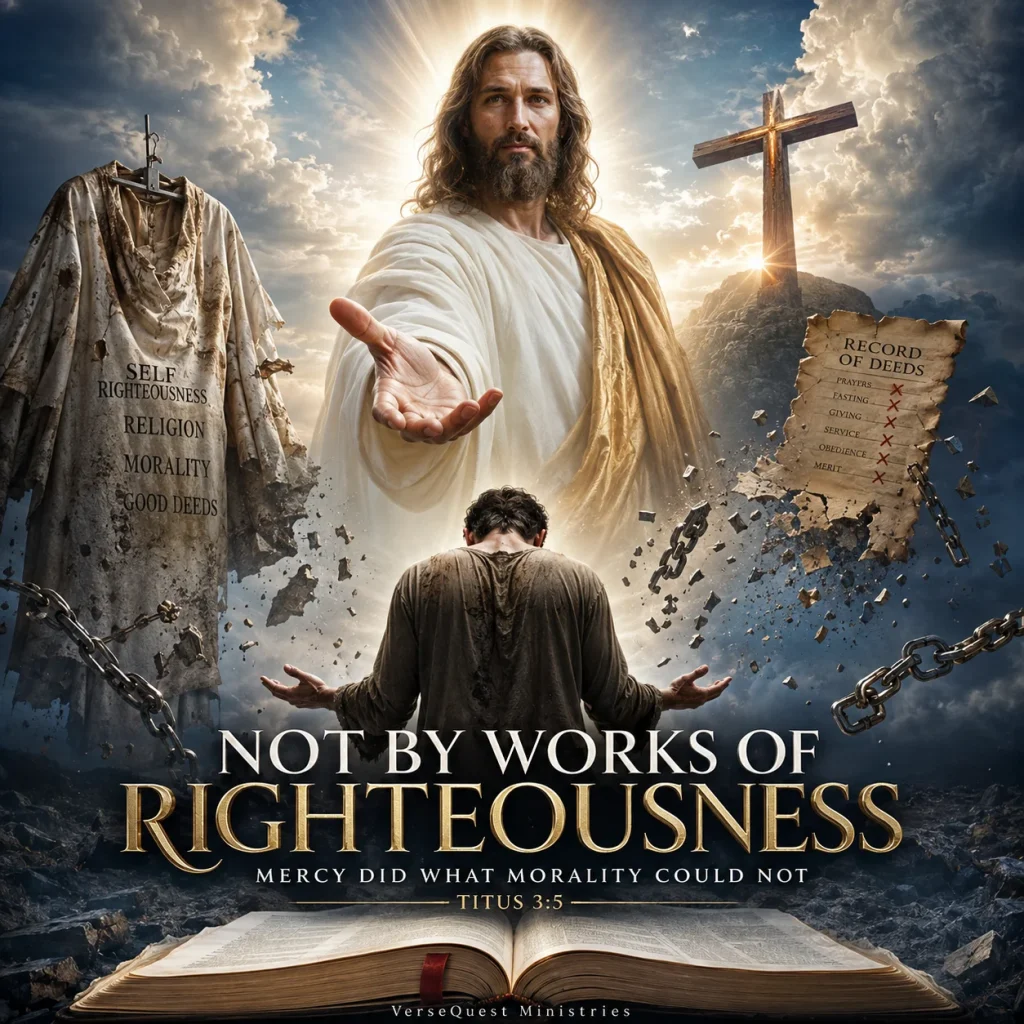 Not by Works of Righteousness – Mercy Did What Morality Could Not