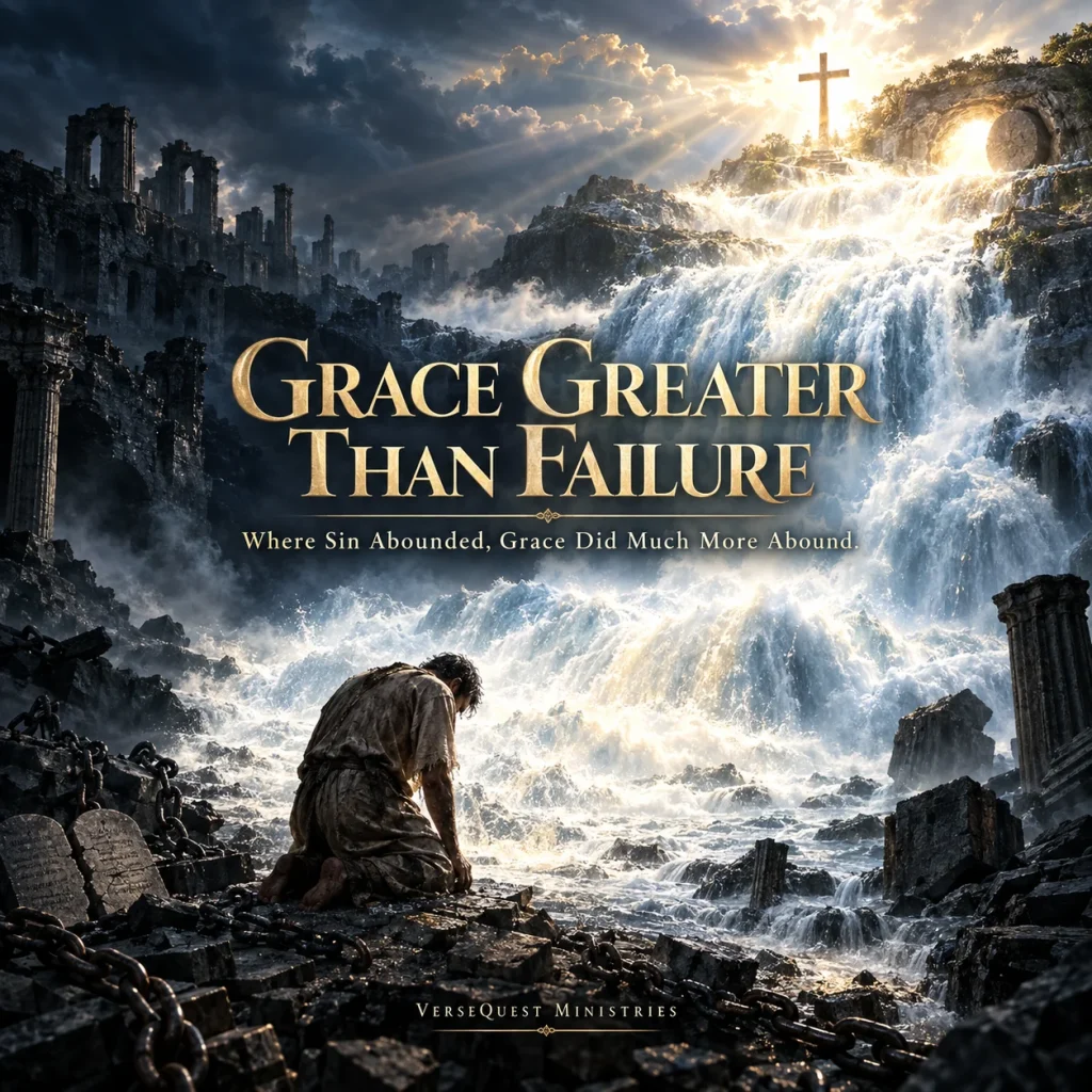 Grace Greater Than Failure – Romans 5:20 Sermon Outline