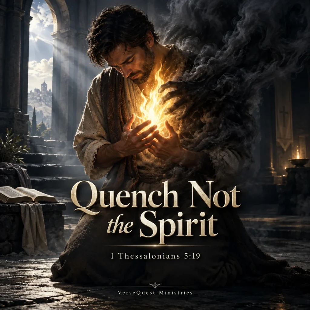 Quench Not the Spirit – 1 Thessalonians 5:19 Sermon Outline