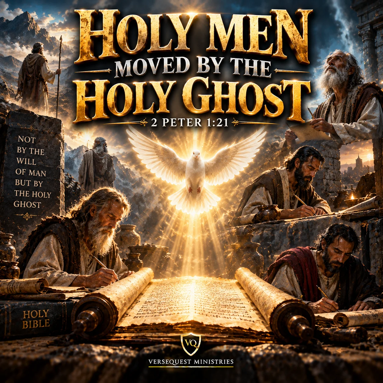 Holy Men Moved by the Holy Ghost – 2 Peter 1:21 Sermon Outline