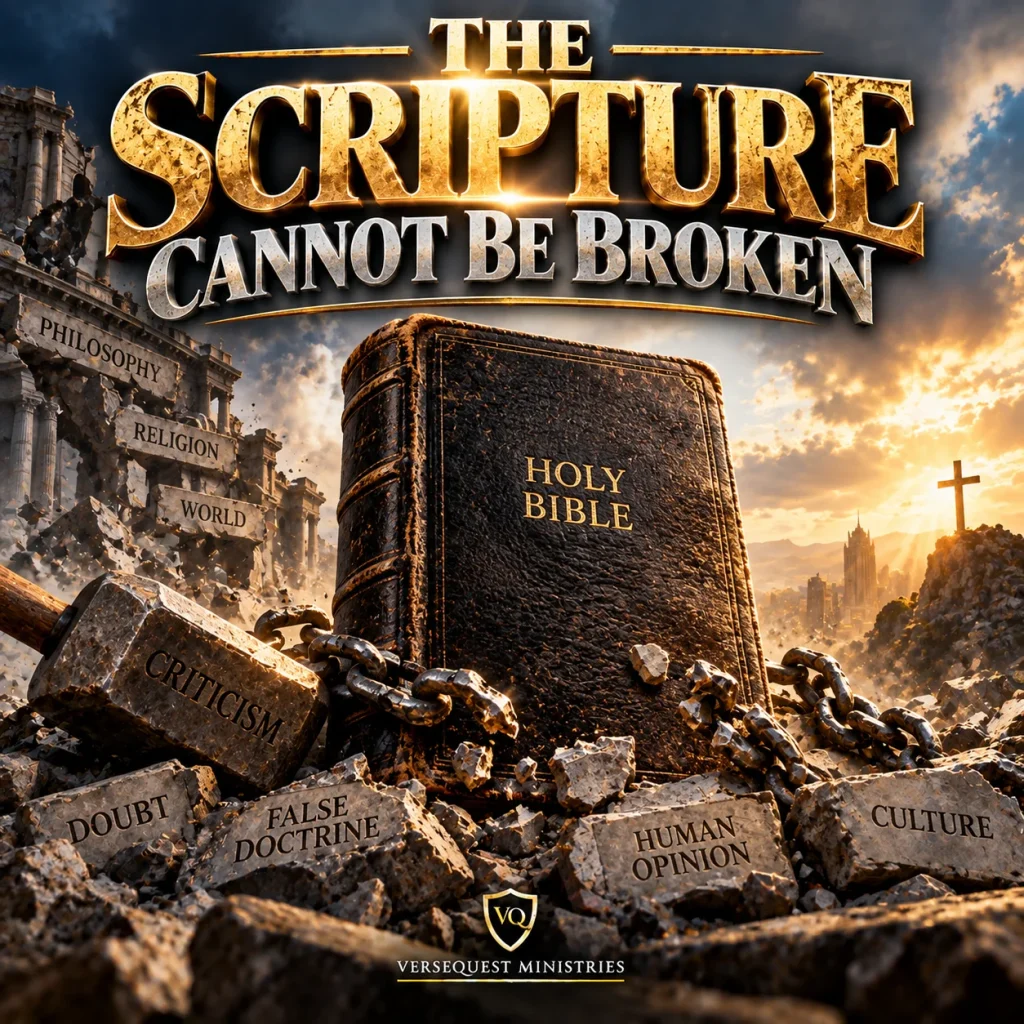 The Scripture Cannot Be Broken – John 10:35 Sermon Outline